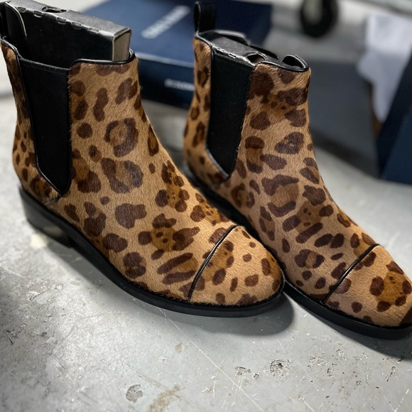 🦄🦄 Cole Haan Ocelot print Bootie - Picture 1 of 7